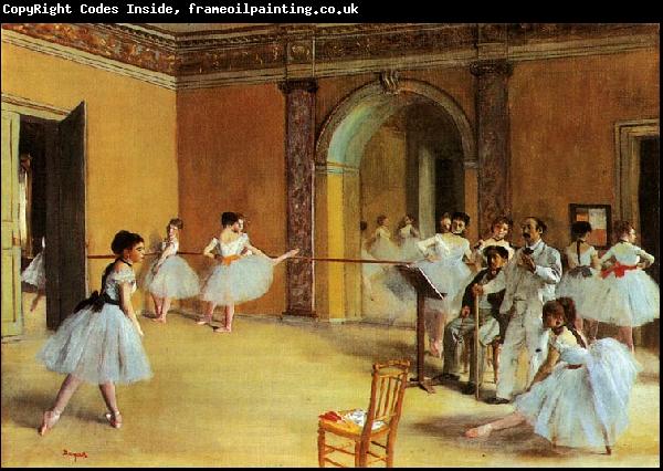 Edgar Degas Dance Foyer at the Opera